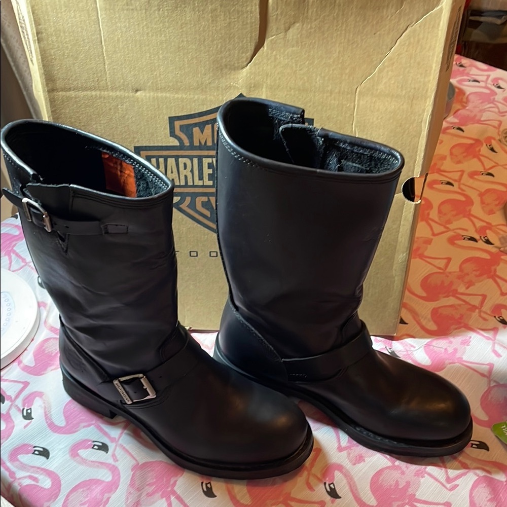 Harley-Davidson Men's Black Riding Boots